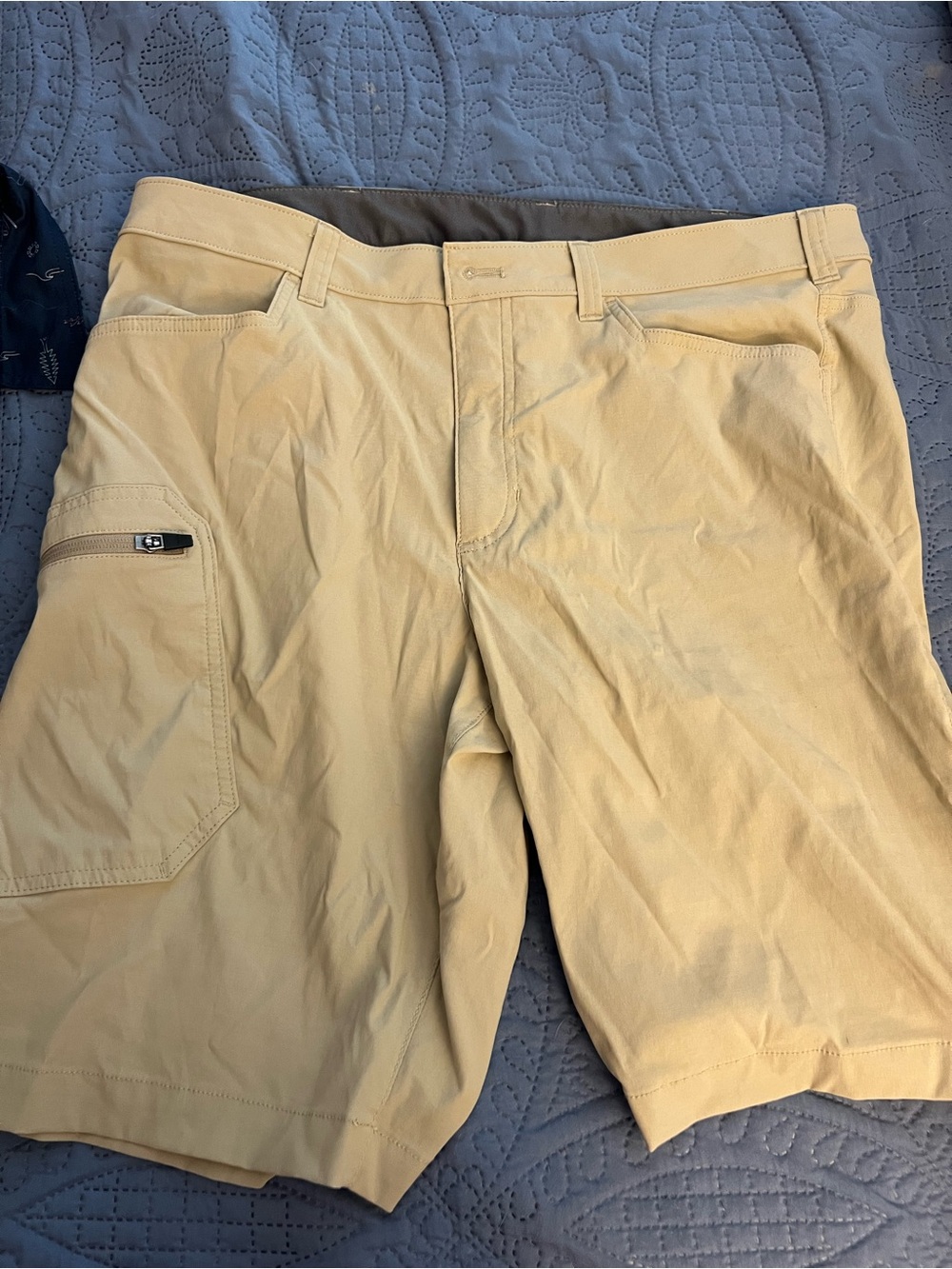 Three Eddie Bauer Men’s Shorts size 36 - Beige, Brown, Orange - Picture 2 of 16